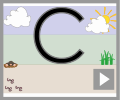 Capital letter C beginners
