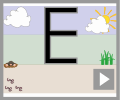 Capital letter E beginners