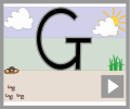 Capital letter G beginners