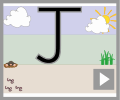 Capital letter J beginners
