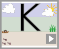 Capital letter K beginners