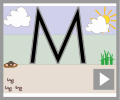 Capital letter M beginners