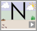 Capital letter N beginners