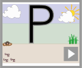 Capital letter P beginners
