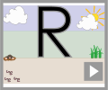 Capital letter R beginners