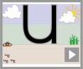 Capital letter U beginners