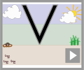 Capital letter V beginners