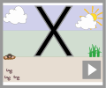 Capital letter X beginners