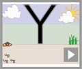 Capital letter Y beginners