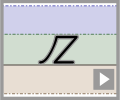 Letter z continuous cursive refiners
