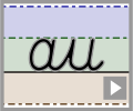 Cursive letter join au
