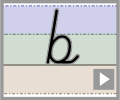 Letter b cursive refiners