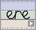 Cursive letter join ere