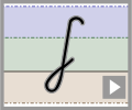 Letter f cursive refiners