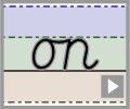 Cursive letter join on