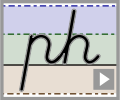 Cursive letter join ph