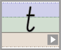 Letter t cursive refiners
