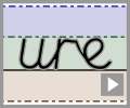 Cursive letter join ure