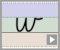 Letter w cursive refiners