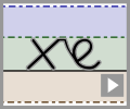 Cursive letter join xe