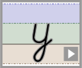 Letter y cursive refiners