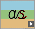 Cursive letter join as