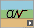 Cursive letter join av