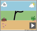 Letter r cursive beginners