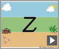 Letter z cursive beginners