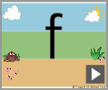 Letter f print beginners