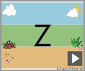 Letter z print beginners