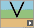 Capital letter V refiners