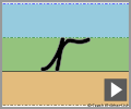 Letter r continuous cursive refiners