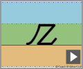 Letter z continuous cursive refiners