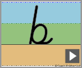 Letter b cursive refiners