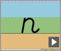 Letter n cursive refiners