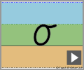 Letter o cursive refiners