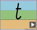 Letter t cursive refiners