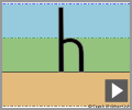 Letter h print refiners