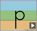 Letter p print refiners