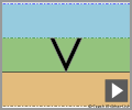 Letter v print refiners