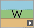 Letter w print refiners