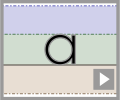 Letter a print refiners