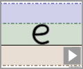 Letter e print refiners