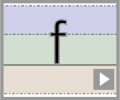 Letter f print refiners