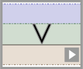 Letter v print refiners