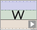 Letter w print refiners