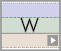 Letter w print refiners